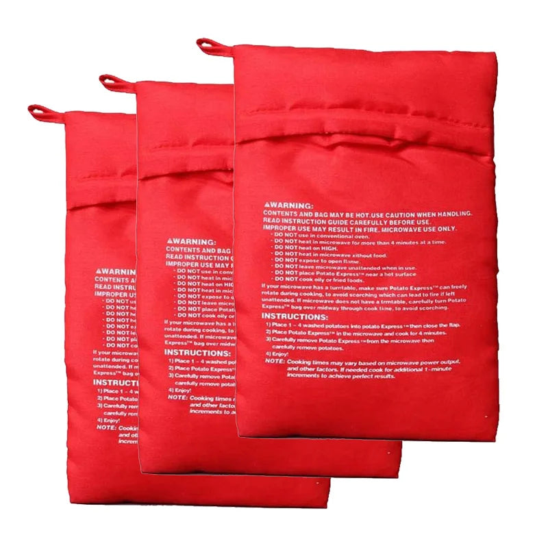 Reusable Microwave Potato Cooker Bag
