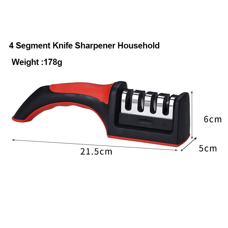 4-Stage Multi-Functional Kitchen Knife Sharpener