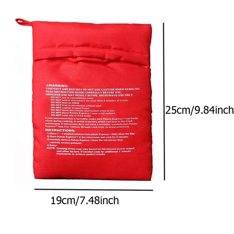 Reusable Microwave Potato Cooker Bag