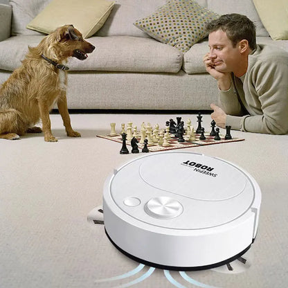 3-in-1 USB Rechargeable Robot Vacuum Cleaner – Sweeping & Mopping