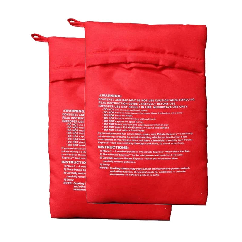 Reusable Microwave Potato Cooker Bag