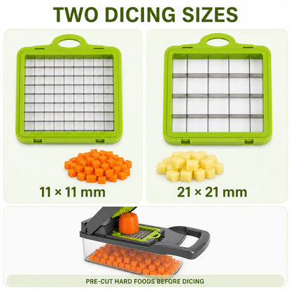 16-Piece Vegetable Chopper with Container