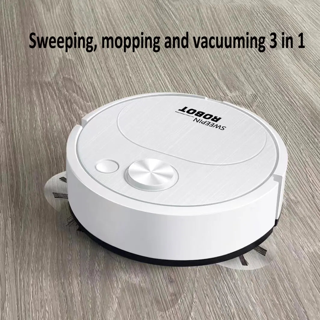 3-in-1 USB Rechargeable Robot Vacuum Cleaner – Sweeping & Mopping