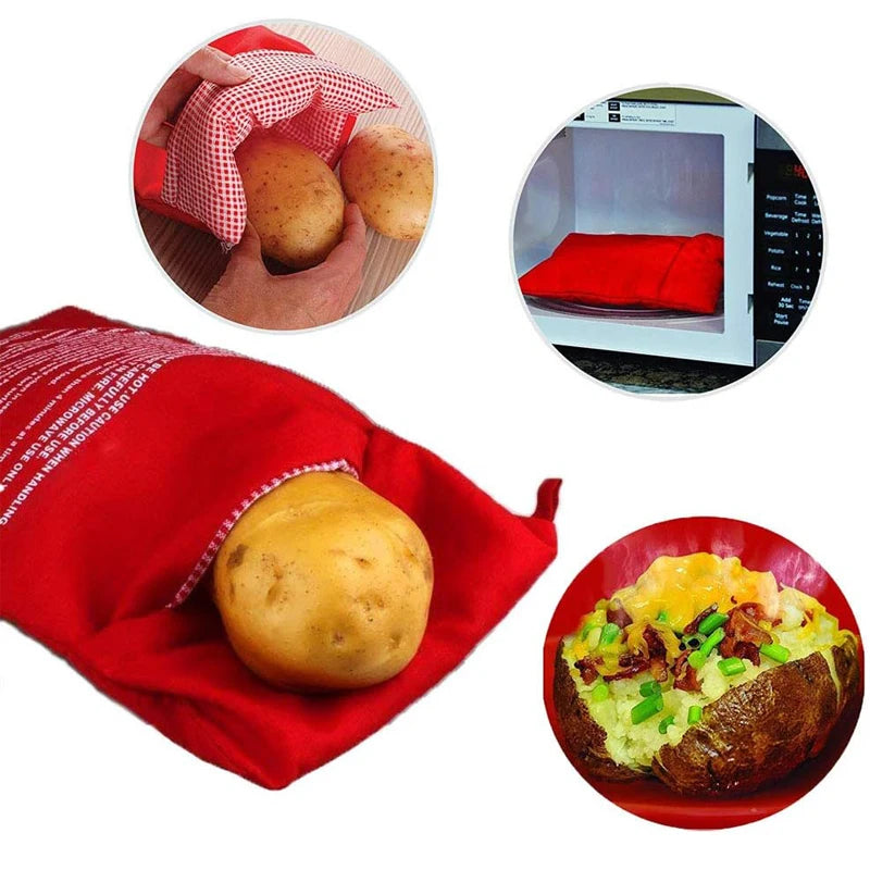 Reusable Microwave Potato Cooker Bag