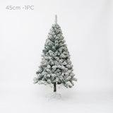 Snowy Flocked Artificial Christmas Tree – Realistic Frosted PVC Pine