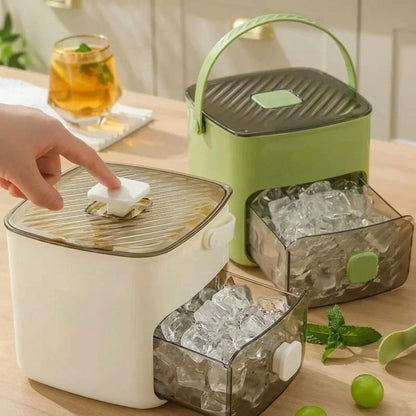 48-Grid Reusable Ice Cube Tray – Easy-Release Ice Maker
