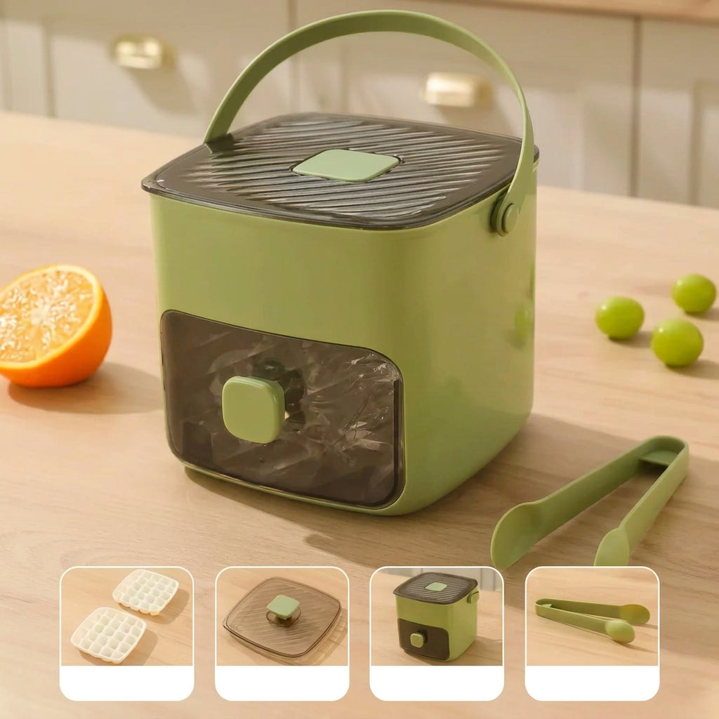 48-Grid Reusable Ice Cube Tray – Easy-Release Ice Maker