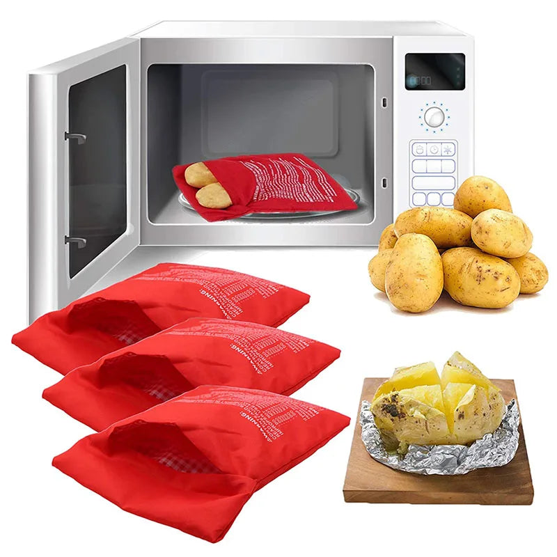 Reusable Microwave Potato Cooker Bag