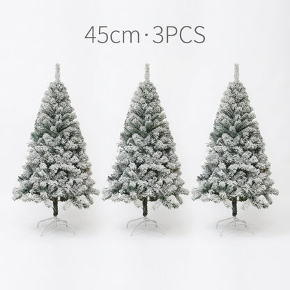 Snowy Flocked Artificial Christmas Tree – Realistic Frosted PVC Pine