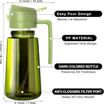 Glass Oil Sprayer Bottle 470ml